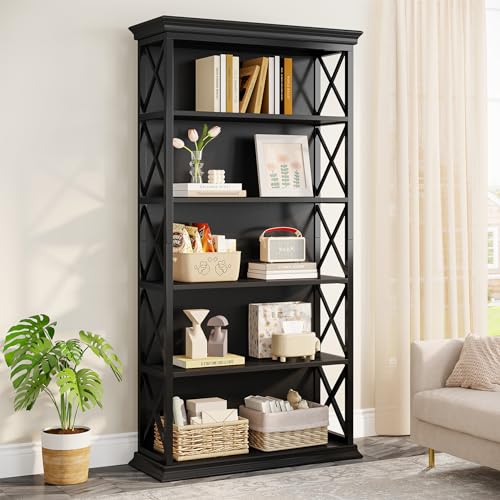 Tribesigns 6-Tier Bookcase, 71 Inches Industrial Bookshelves and Bookcases
