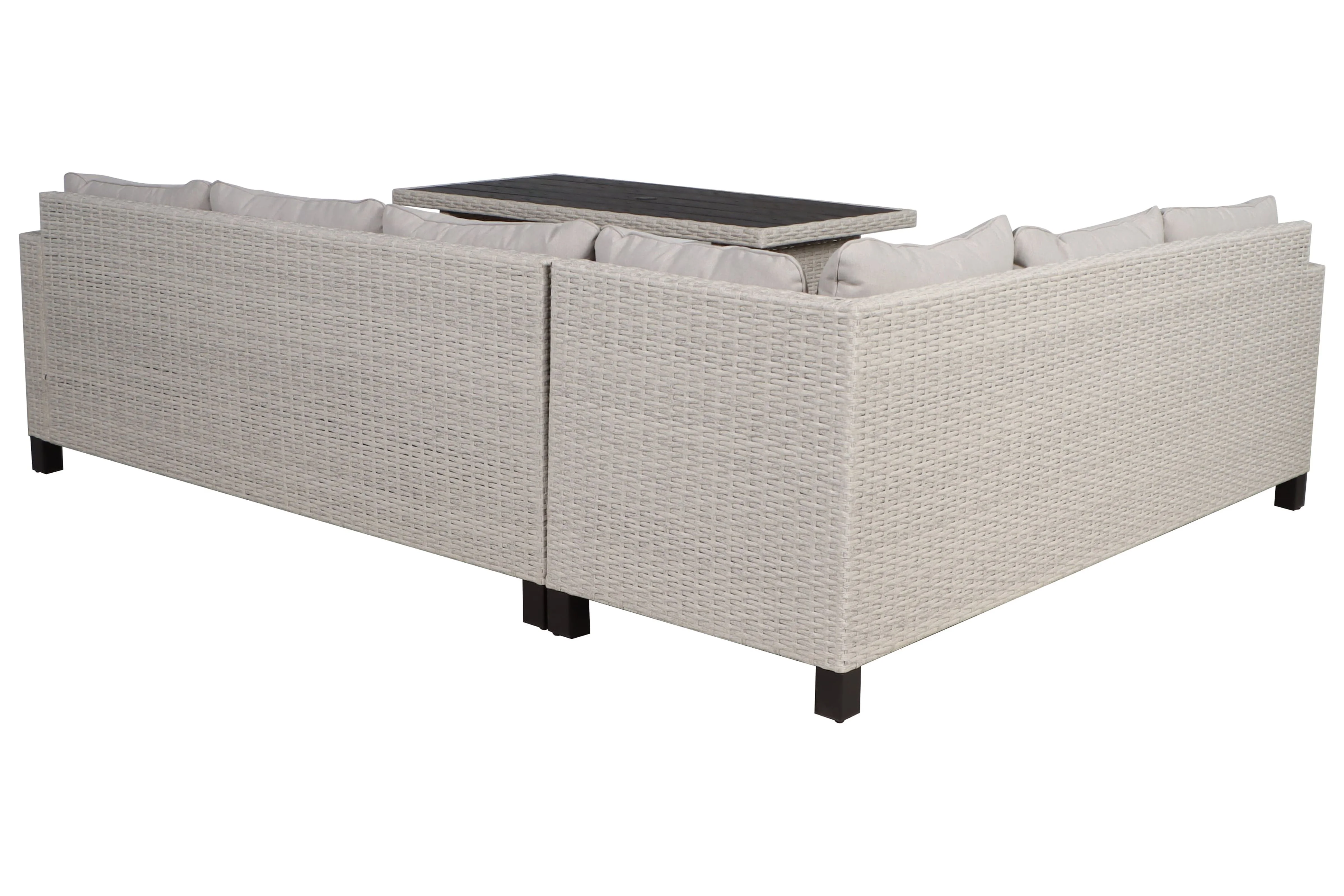 Better Homes & Gardens Brookbury 5-Piece Wicker Sectional Dining Set - Beige