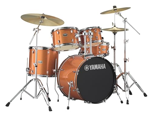 Yamaha Rydeen 5pc Shell Pack with 22" Bass Drum, Mellow Yellow