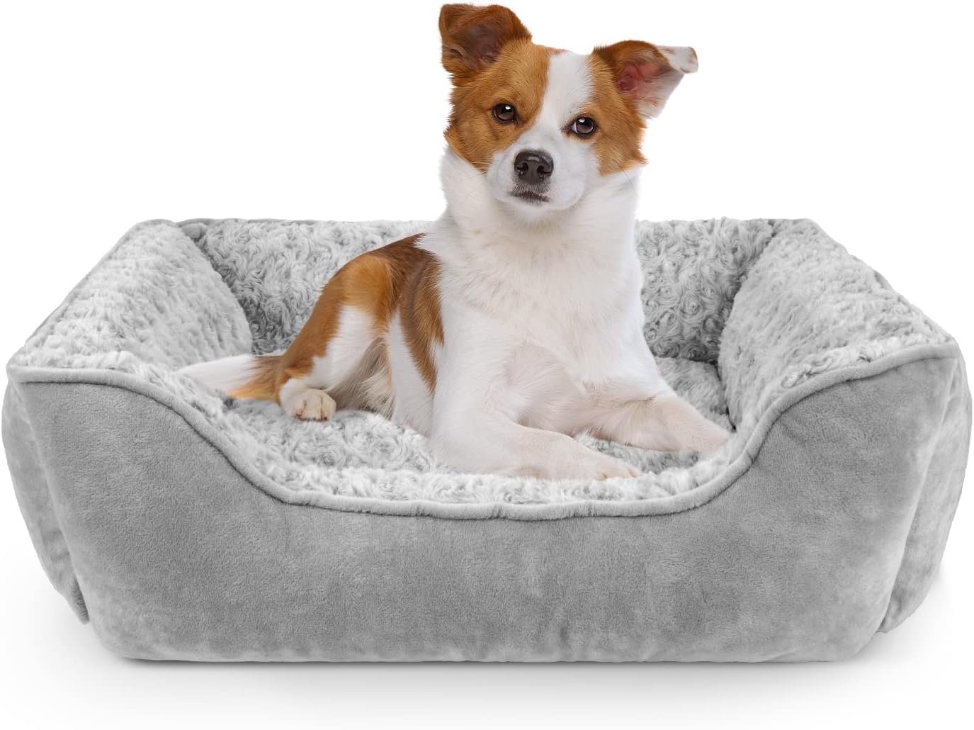 JOEJOY Rectangle Dog Bed for Large Medium Small Dogs Machine Washable Sleeping Dog Sofa Bed Non-Slip Bottom Breathable Soft Puppy Bed Durable
