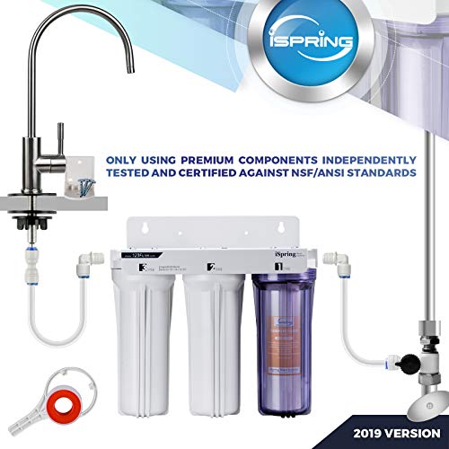 iSpring US31 Classic 3-Stage Under Sink Water Filtration System