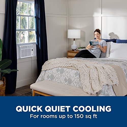 GE Window Air Conditioner Unit, 6,000 BTU for Small Rooms up to 250 sq ft. with Adjustable Fan and Cooling Settings