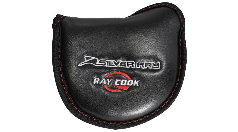 Ray Cook Golf Silver Ray SR400 Putter Black Center Shafted 35" - Curated Treasures Market