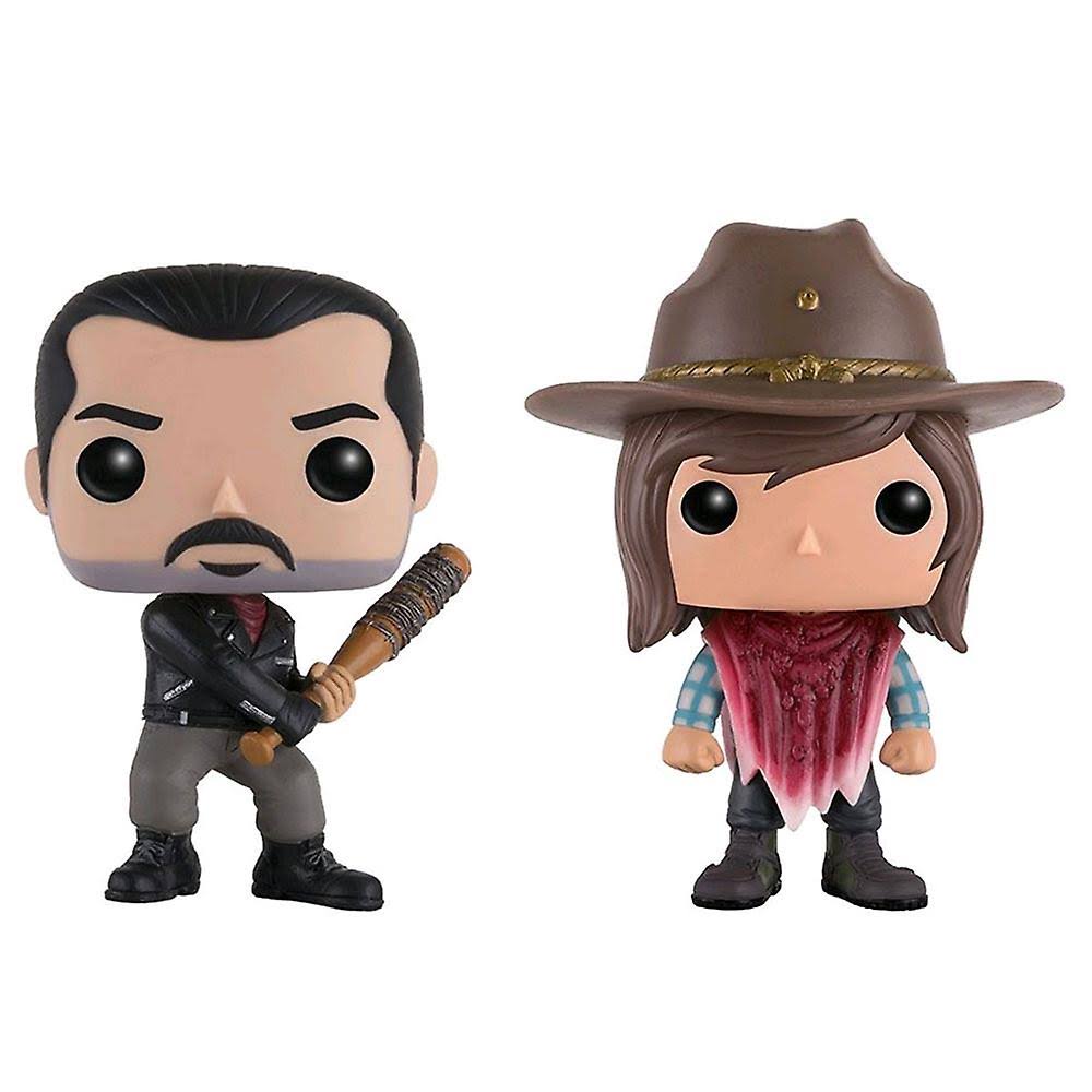 The Walking Dead Pop! Vinyl 2 Pack - Negan and Carl Grimes Funko