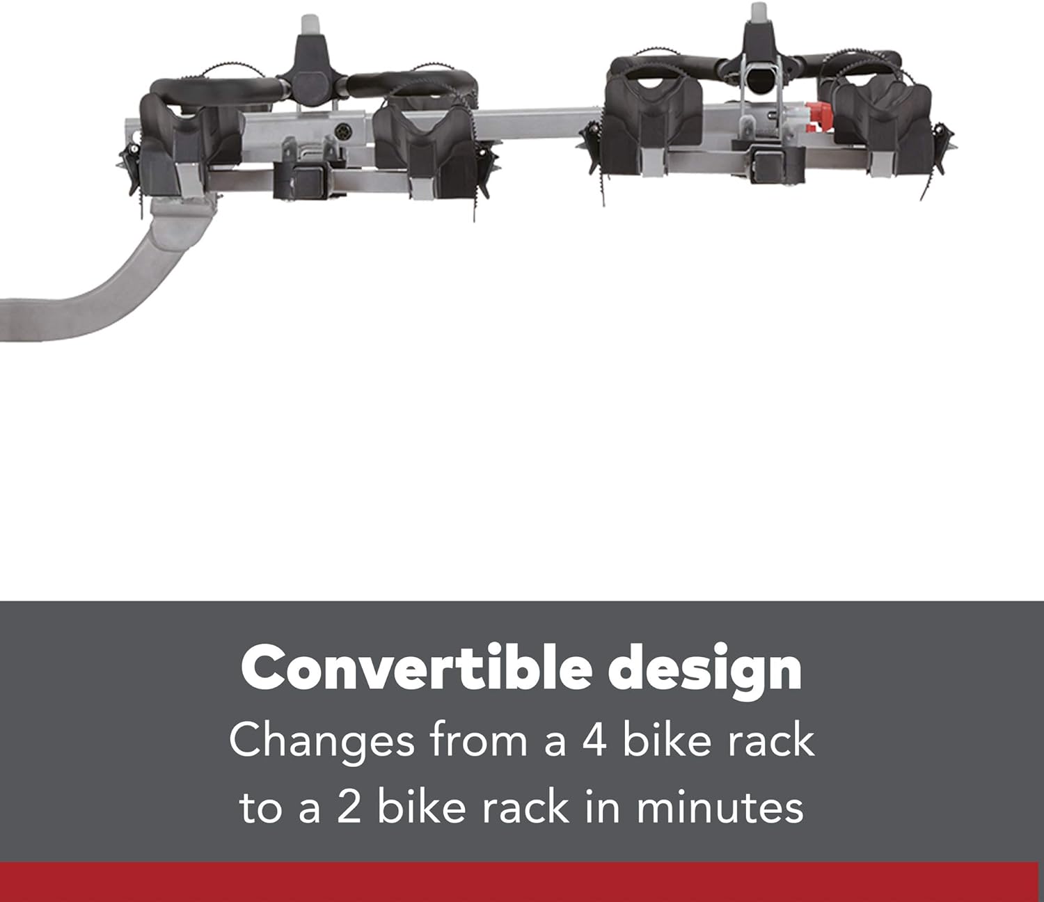 YAKIMA - FourTimer Hitch Mount Tray Bike Rack, 4 Bike Capacity