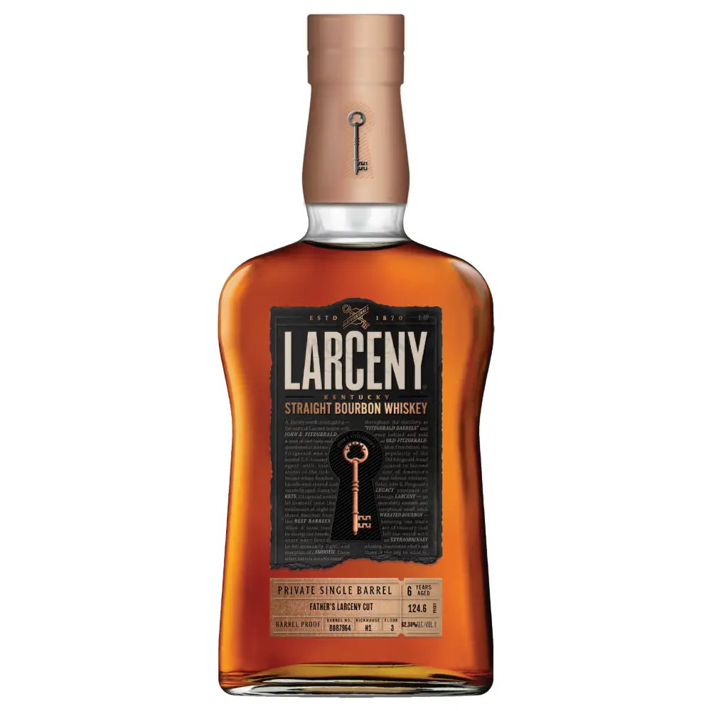 Larceny Barrel Proof Bourbon 'Father's Larceny Cut' Private Barrel Select 124.6 Proof - Nestor Liquor