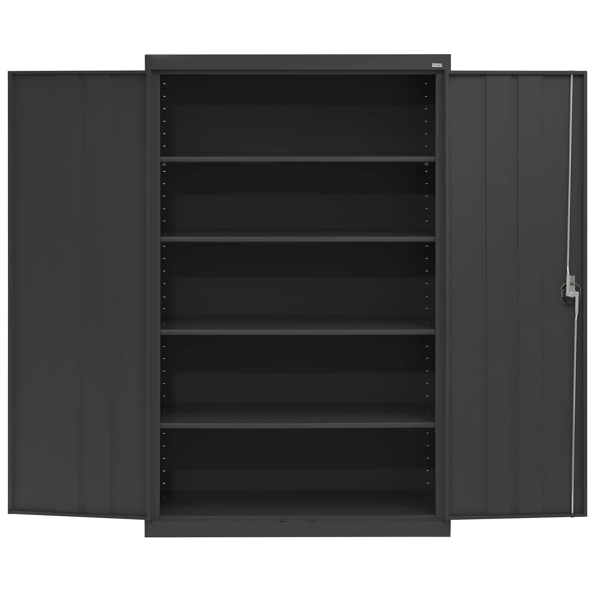 Sandusky Lee 46"W x 24"D x 72"H 5-Shelf Steel Storage Cabinet with Recessed Handle