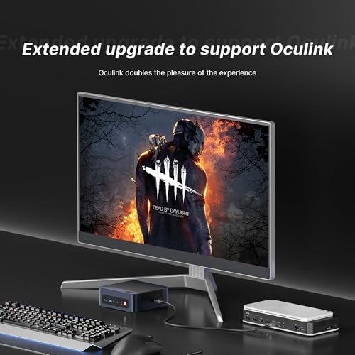 P5 Pro Mini PC, AMD Ryzen 7 6800H, 32GB DDR5 512GB SSD Mini Desktops Computer, Quad Display PC, Dual USB 4.0 & HDMI, 2.5G RJ45 LAN, Wi-Fi 6E/BT 5.2