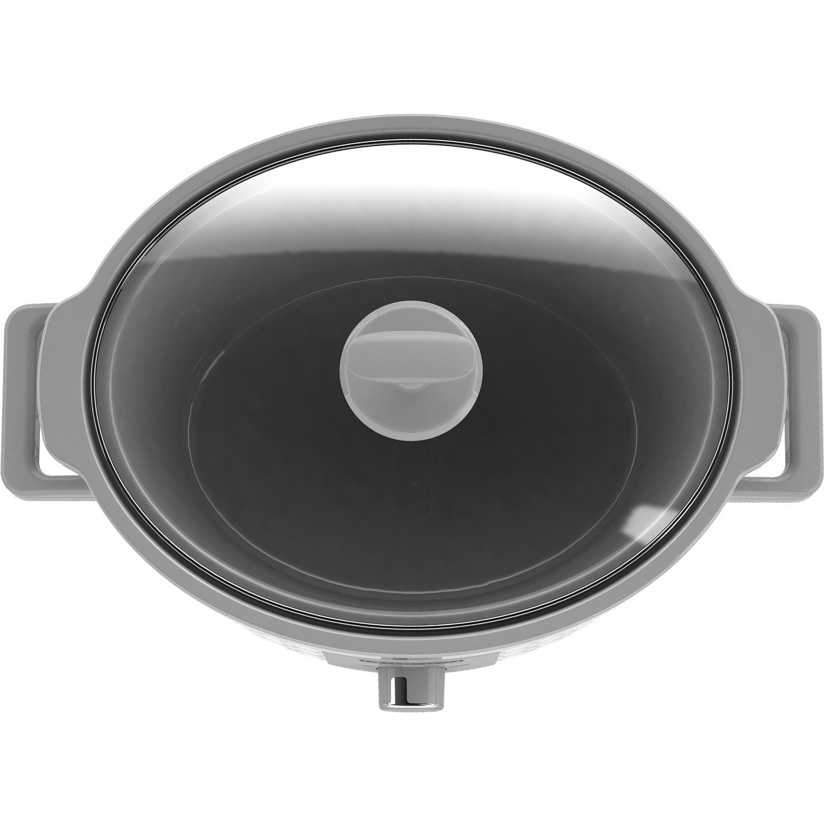 Black u0026 Decker SC1007D Tempered glass/stoneware Slow Cooker - 8.3 qt - White/Gray