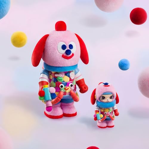 POP MART MEGA Space Molly 400% Jon Burgerman Collection Figurine, 13.58 Inch Height, Toys for Modern Home D&eacute;cor, Collectible Art Toy