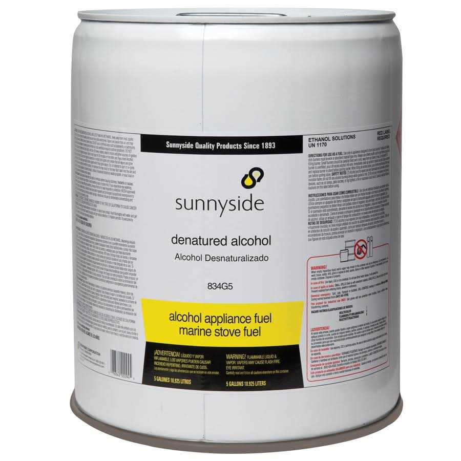 Sunnyside Denatured Alcohol 5 gal - Shop Hardware Tools Online Store
