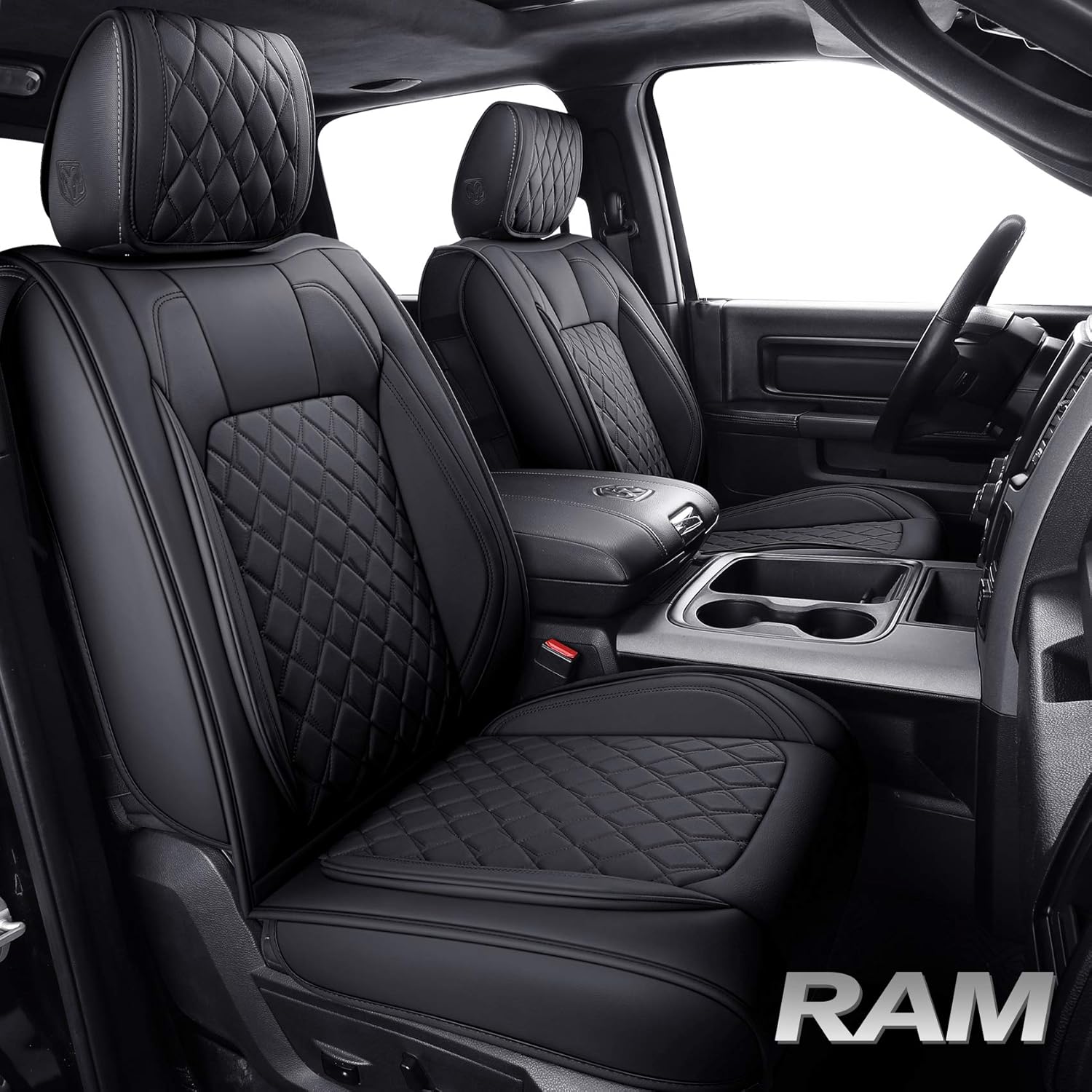 Aierxuan Car Seat Covers for Dodge Ram Custom Fit 2009-2022 1500