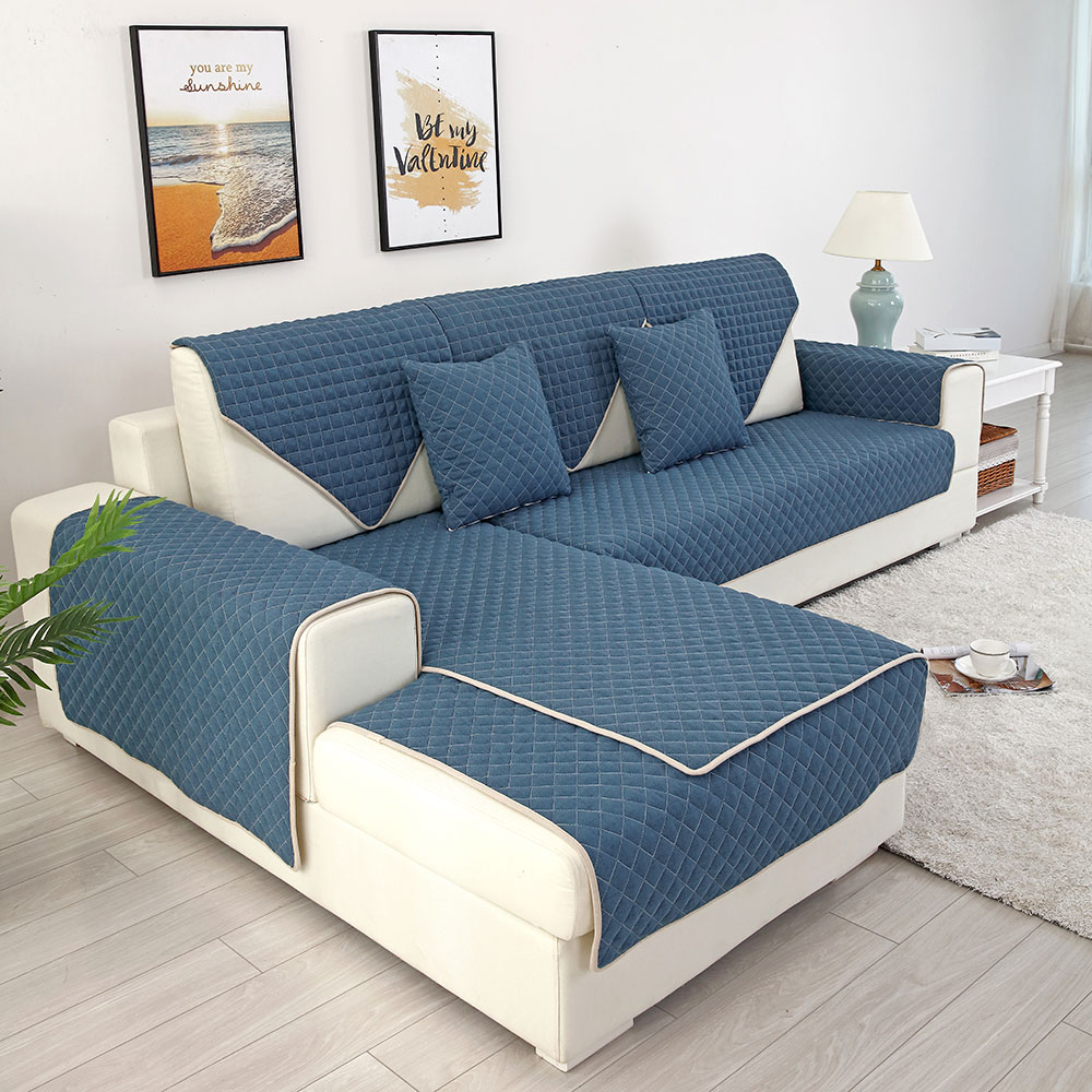Willstar Sofa Slipcovers Anti-Slip L-Shaped Sectional Couch Covers Furniture Protectors For Dogs Cats Pet Love Seat Recliner Armrest Full Protection