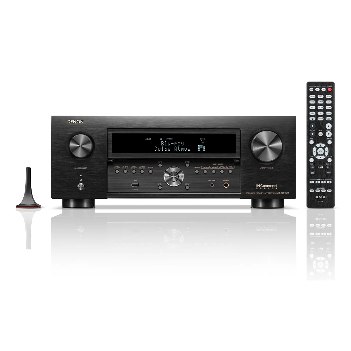 Denon AVR-X6800H 11.4 Channel 8K Home Theater Receiver with Dolby Atmos/DTS:X and HEOS Built-In