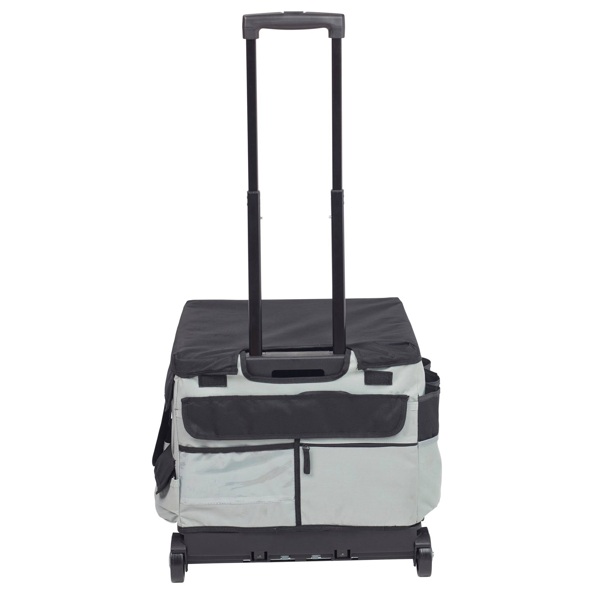 Ecr4kids Universal Rolling Cart and Organizer Bag - Black - Mobile Storage