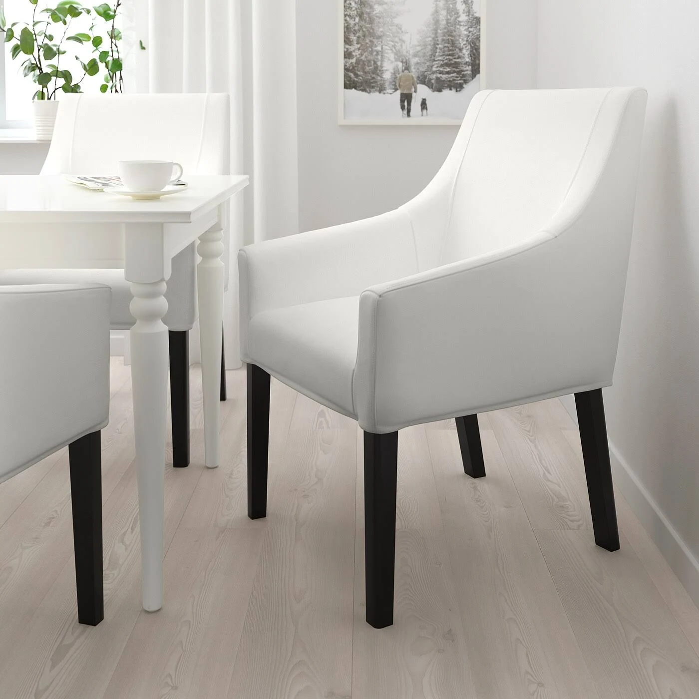 IKEA - SAKARIAS Armchair, Inseros White, Tested for: 243 lb