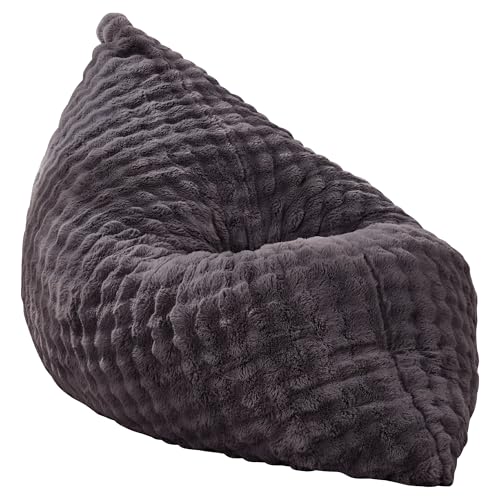 Hobestluk 3 in 1 Bean Bag Chair Giant Bean Bag Chairs Convertible Bean Bag Floor Cushion with Machine Washable Cover