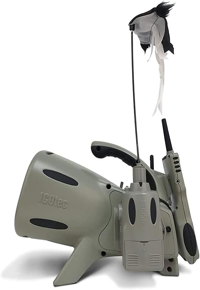 Icotec Outlaw Programmable Game Call/Decoy Combo - 240 Professional Sounds - 300 Yard Remote Range - Play 2 Sounds Simultaneously