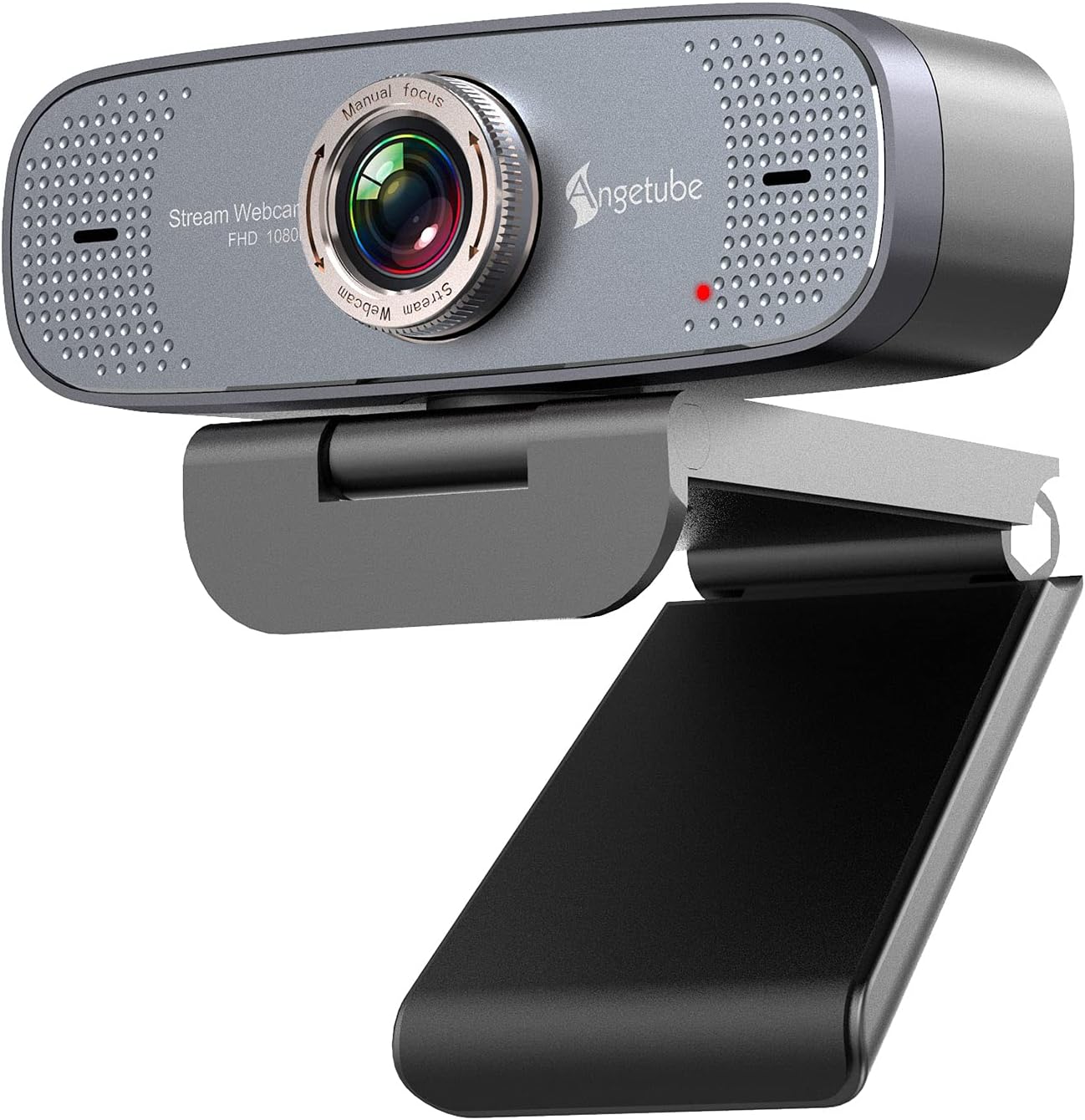 1080P Web Camera - Angetube HD Webcam with Microphone - USB Computer Camera with 90-Degree Wide Angle
