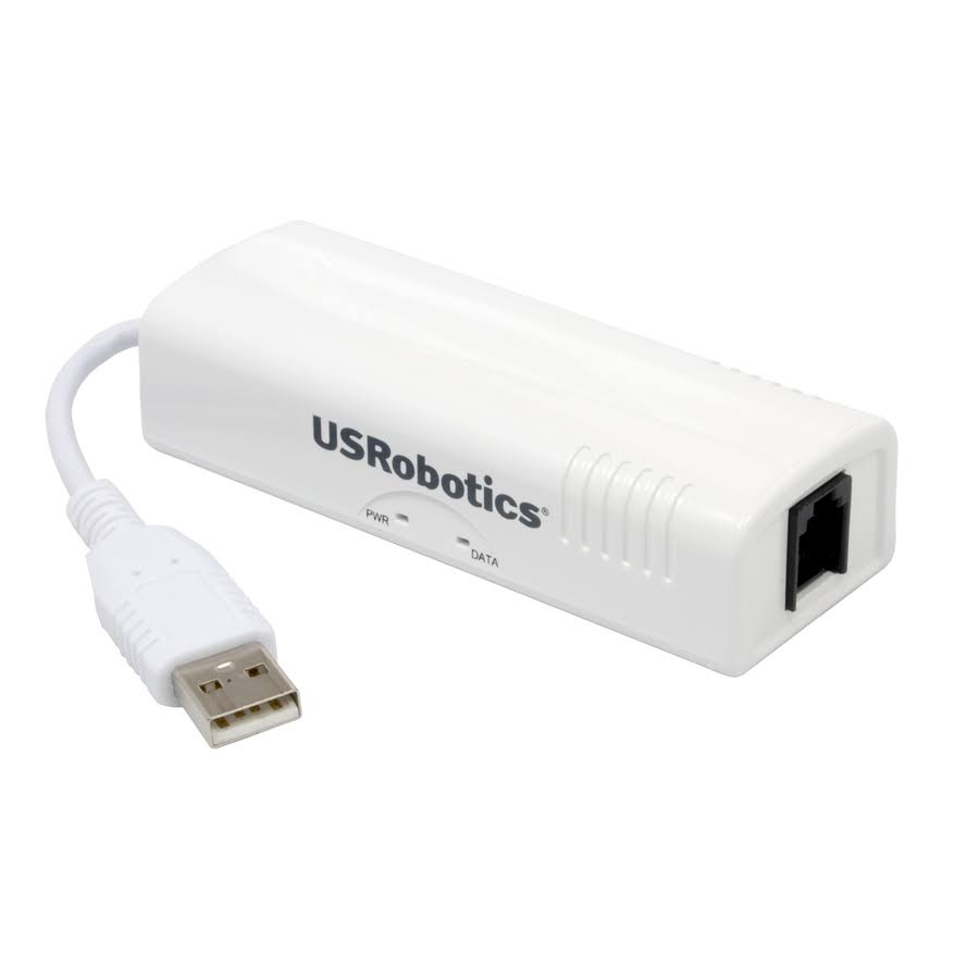 U.S. Robotics USR5637 56K USB Controller Dial-up External Fax Modem