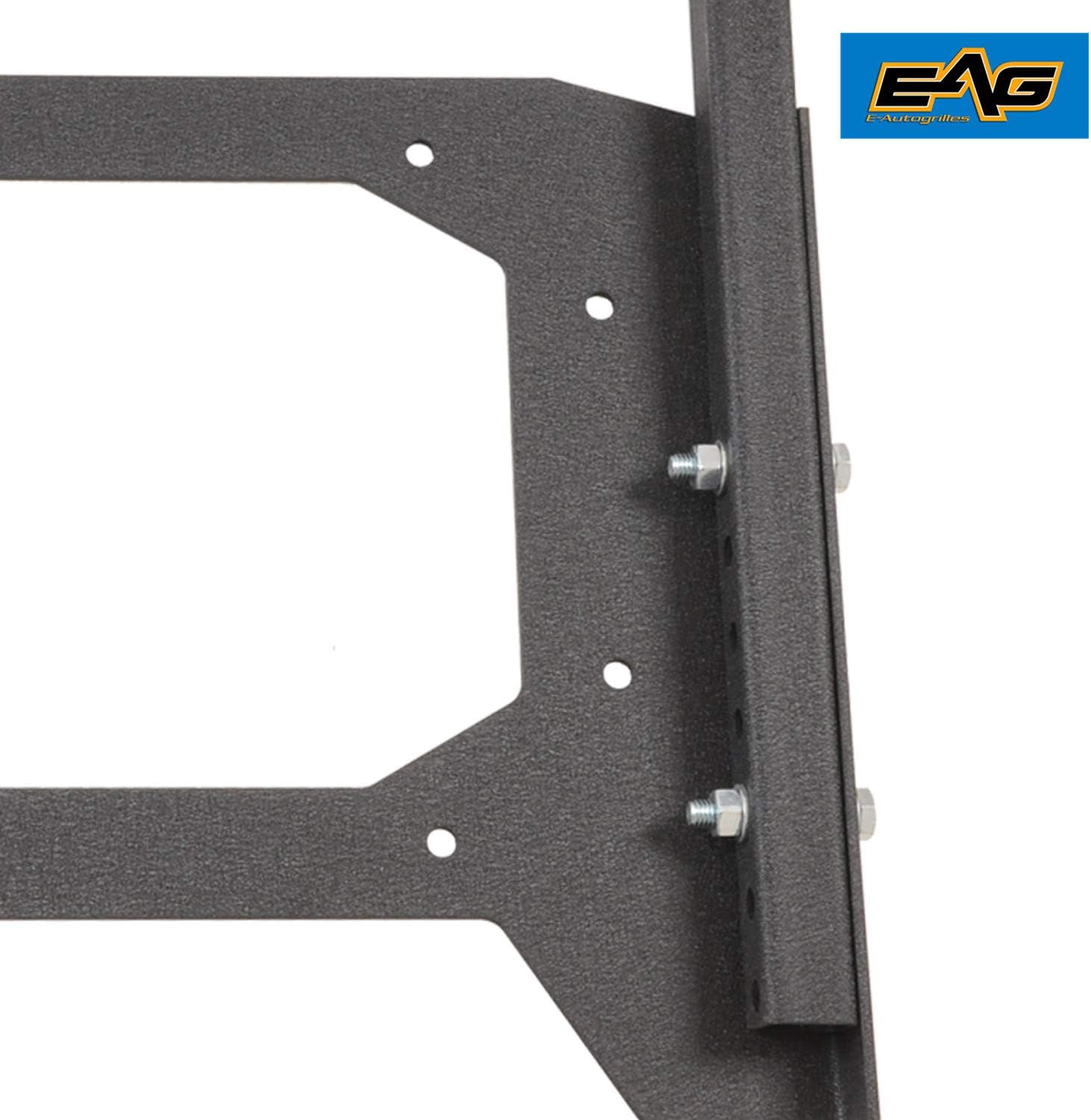EAG Rear Cargo Carrier Basket on OE Tailgate with Jack Mount Compatible with 2018-2021 Wrangler JL