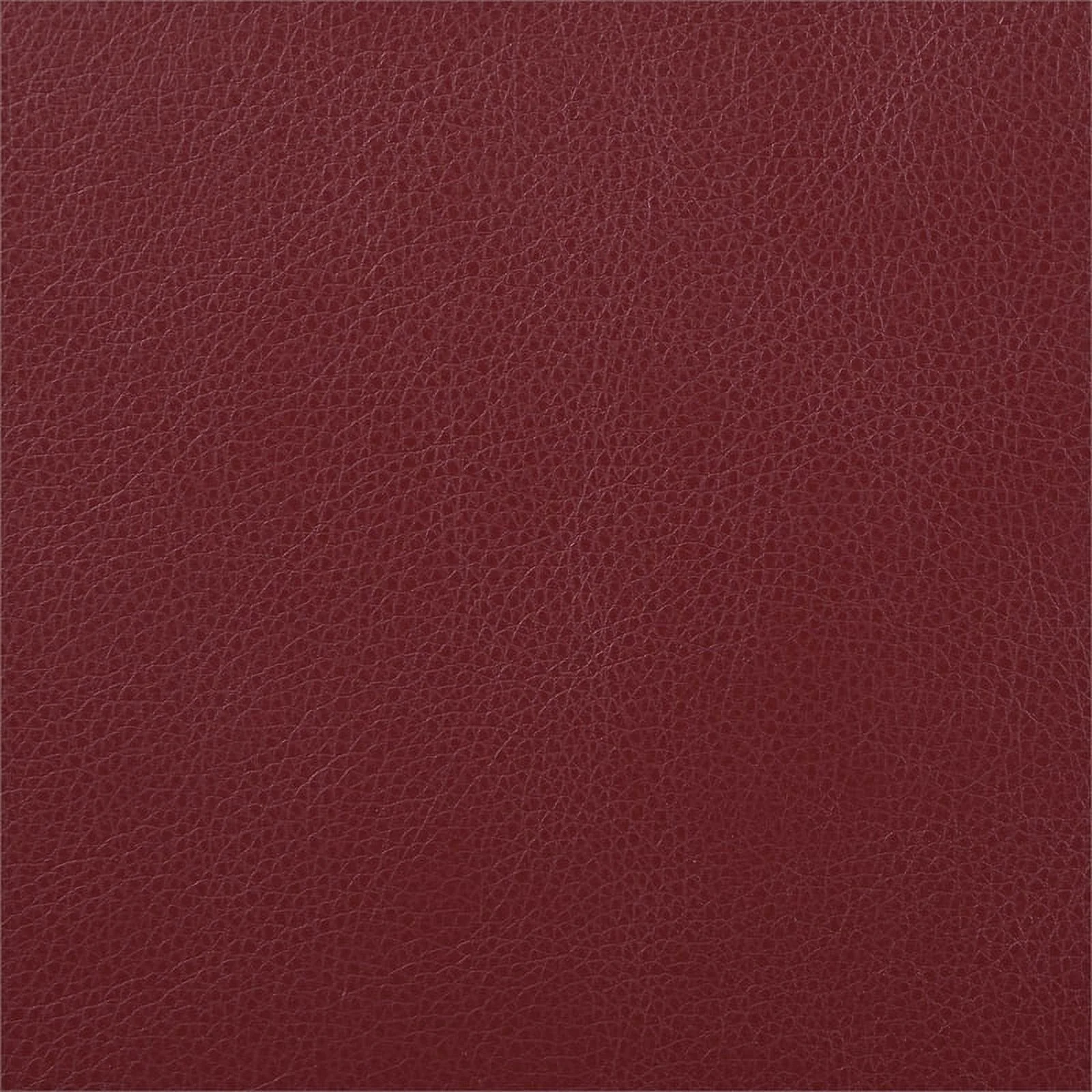 Coaster Transitional Upholstered Faux Leather Glider Recliner in Red
