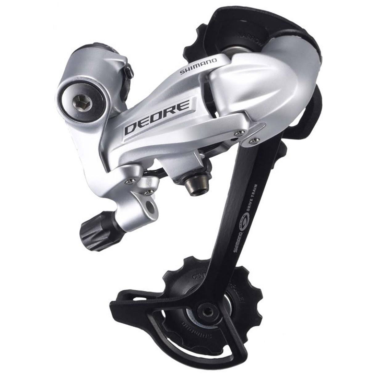 Shimano Deore M591 SGS Long Cage 9-Speed Rear Derailleur, Silver