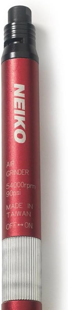 NEIKO 10649A Micro Air Die Grinder | 1/8 (3mm) Capacity | Pencil Type | 54,000 RPM | For Cleaning Dies, Rotors, Backing Plates, Brake Pads, Mounts