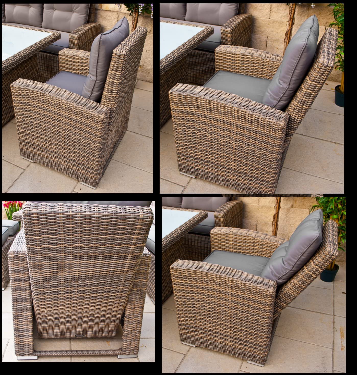 PolyRattan High Dinning Lounge &ndash; German Brand &ndash; Own Production &ndash