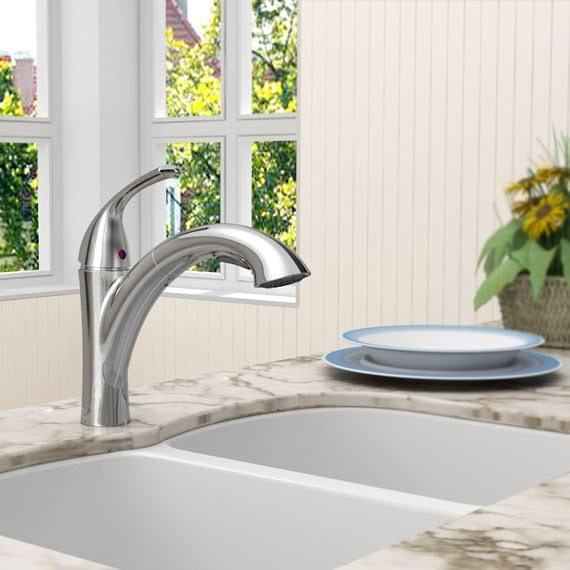 American Standard 4433.100.002 Quince Pull-Out Kitchen Faucet, Chrome