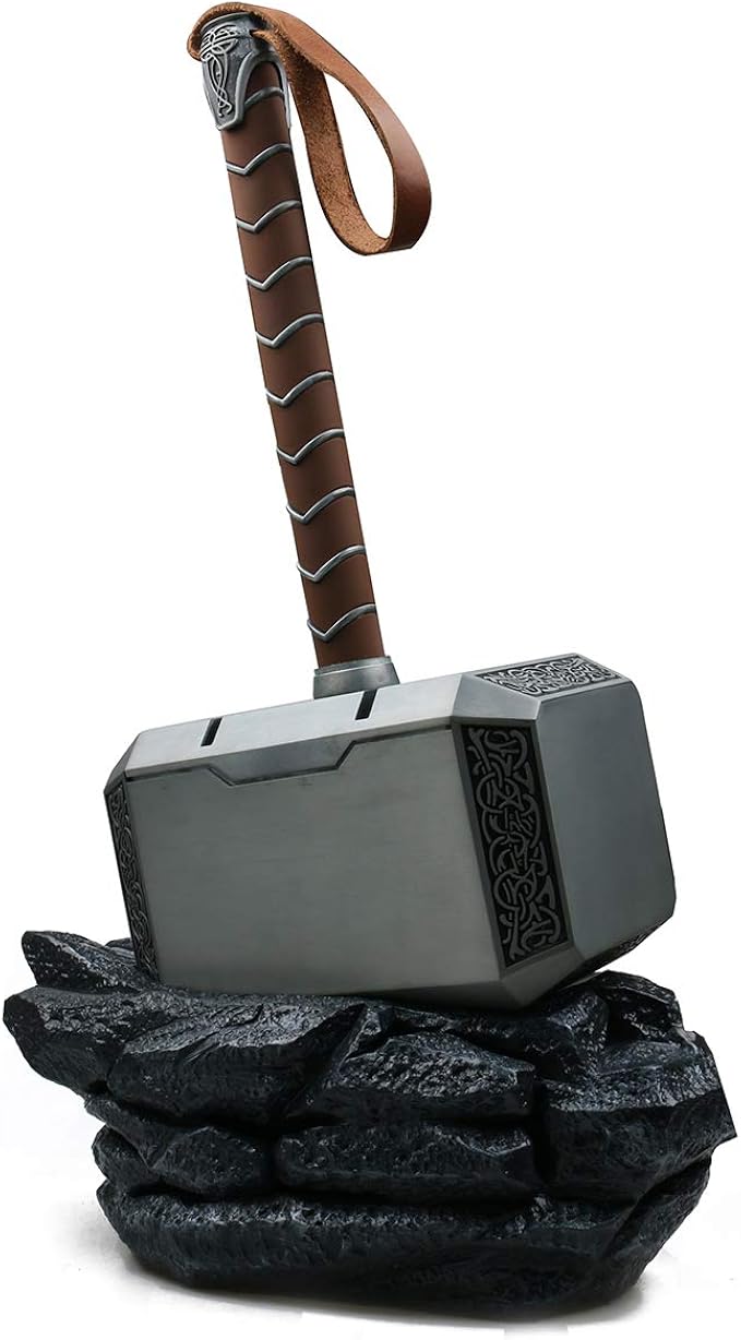 Gmasking 2020 Norse Mythology Metal Mjolnir Thors Adult Hammer Collectible 1:1 Replica