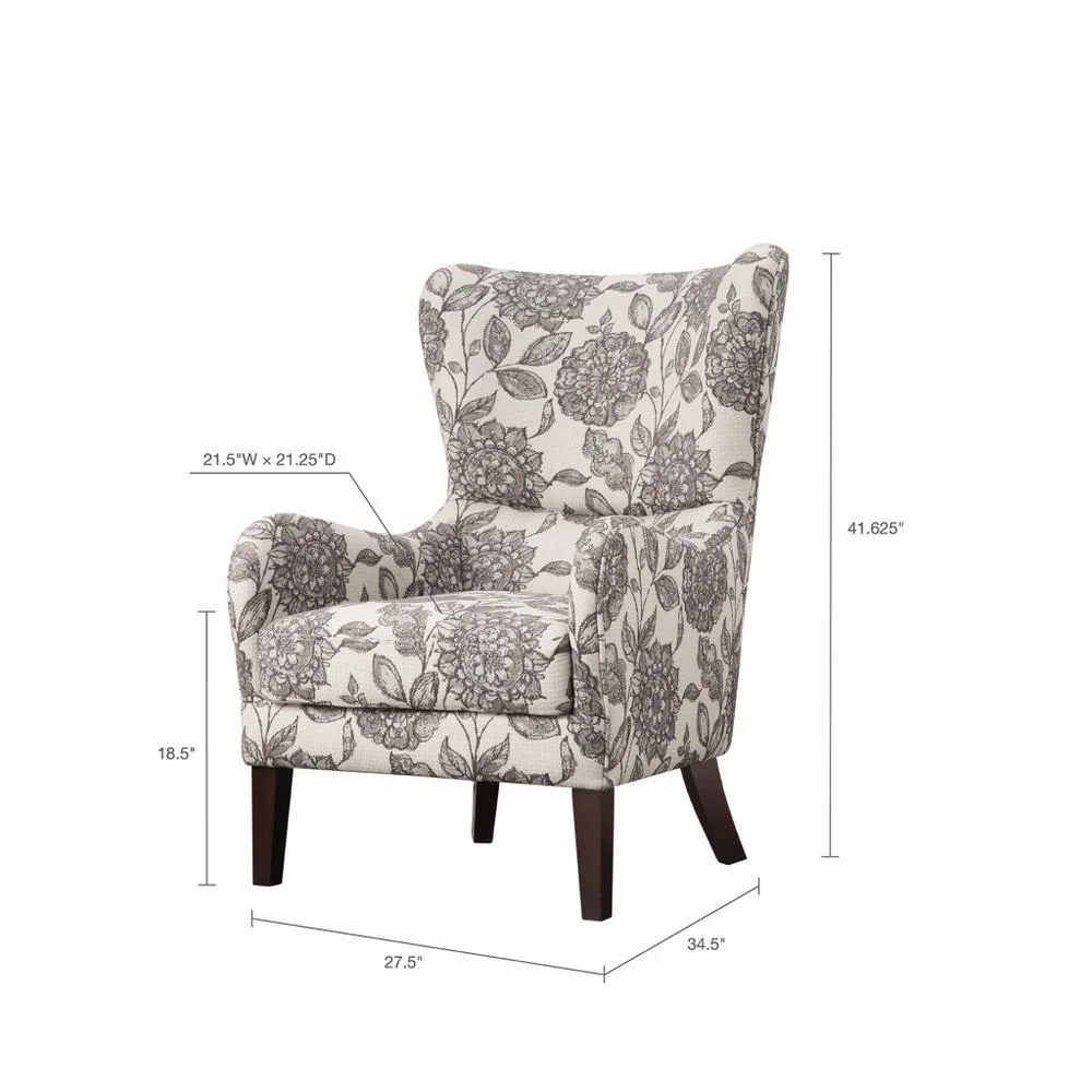 Winged Swoop Accent Chair, Belen Kox