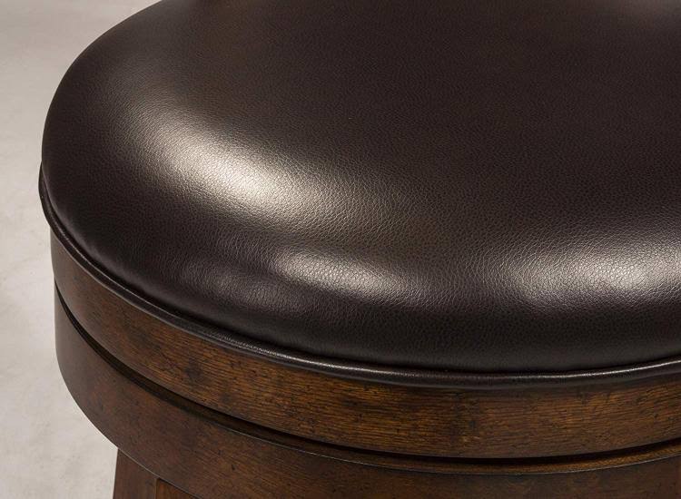 Hillsdale Calais Swivel Counter Stool, Medium Brown Cherry, 26x22