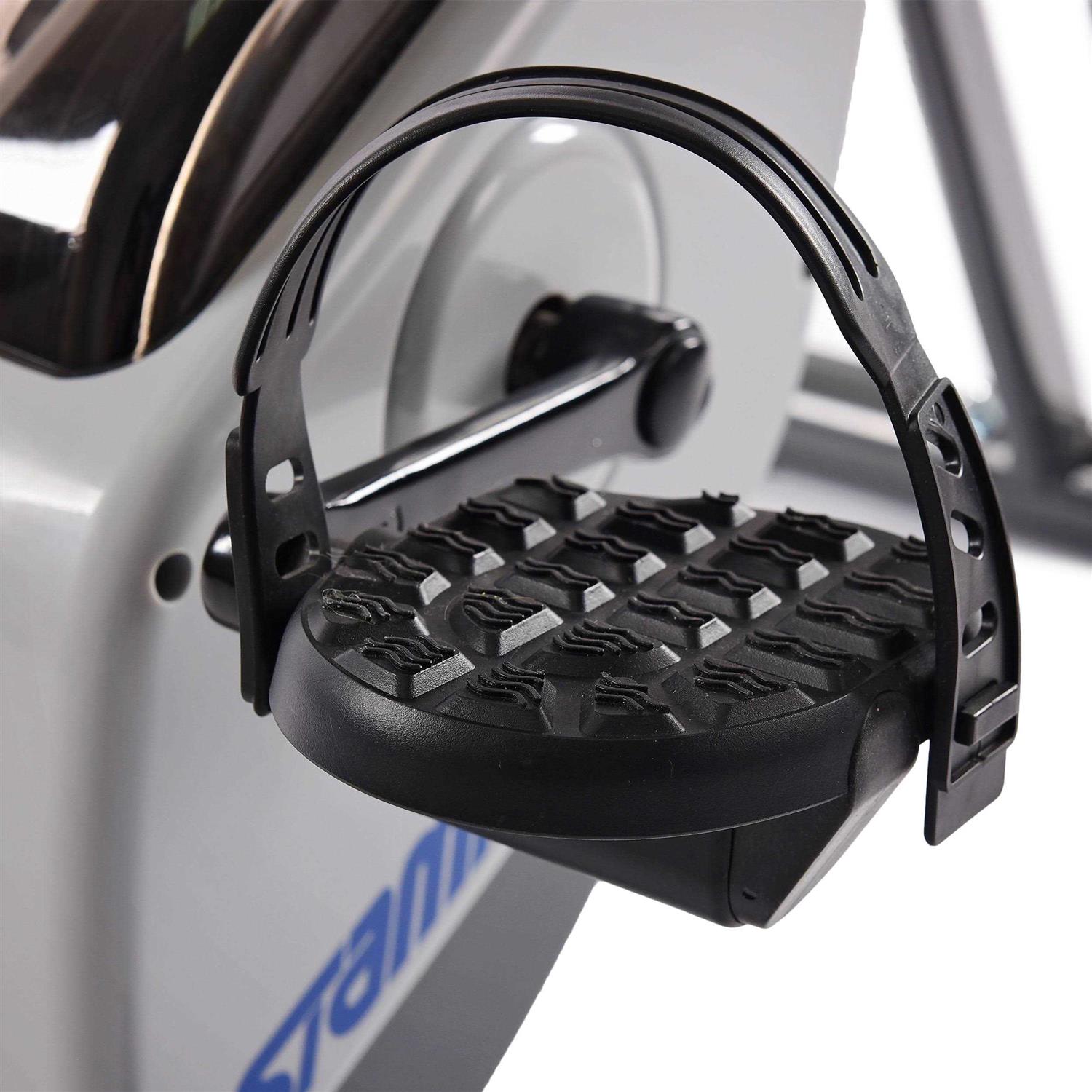 Stamina Cardio Folding Exercise Bike with Heart Rate Sensors and Extra Wide Padded Seat - Sports Supplies Online Store