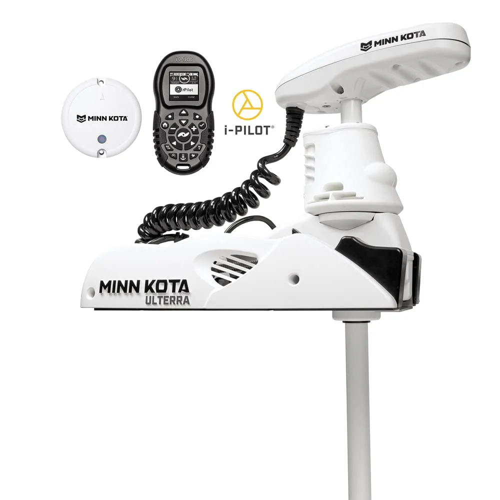 Minn Kota 1358965 Riptide Ulterra Salt Water Trolling Motor with i-Pilot 112 lb. Thrust, 60 Shaft, 36 Volts