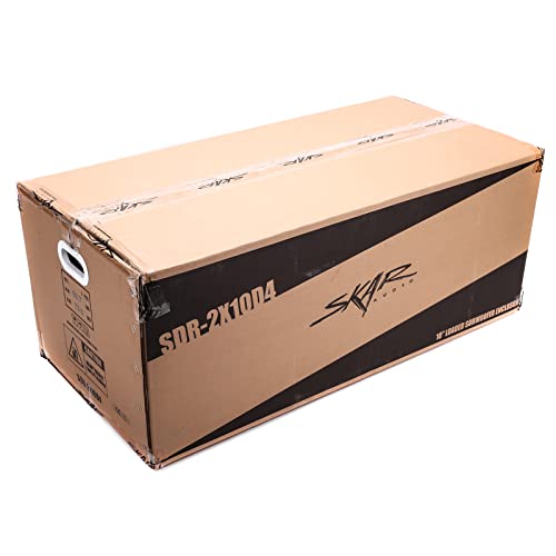 Skar Audio Dual 8" 1400W Loaded SDR Series Vented Subwoofer Enclosure | SDR-2X8D4