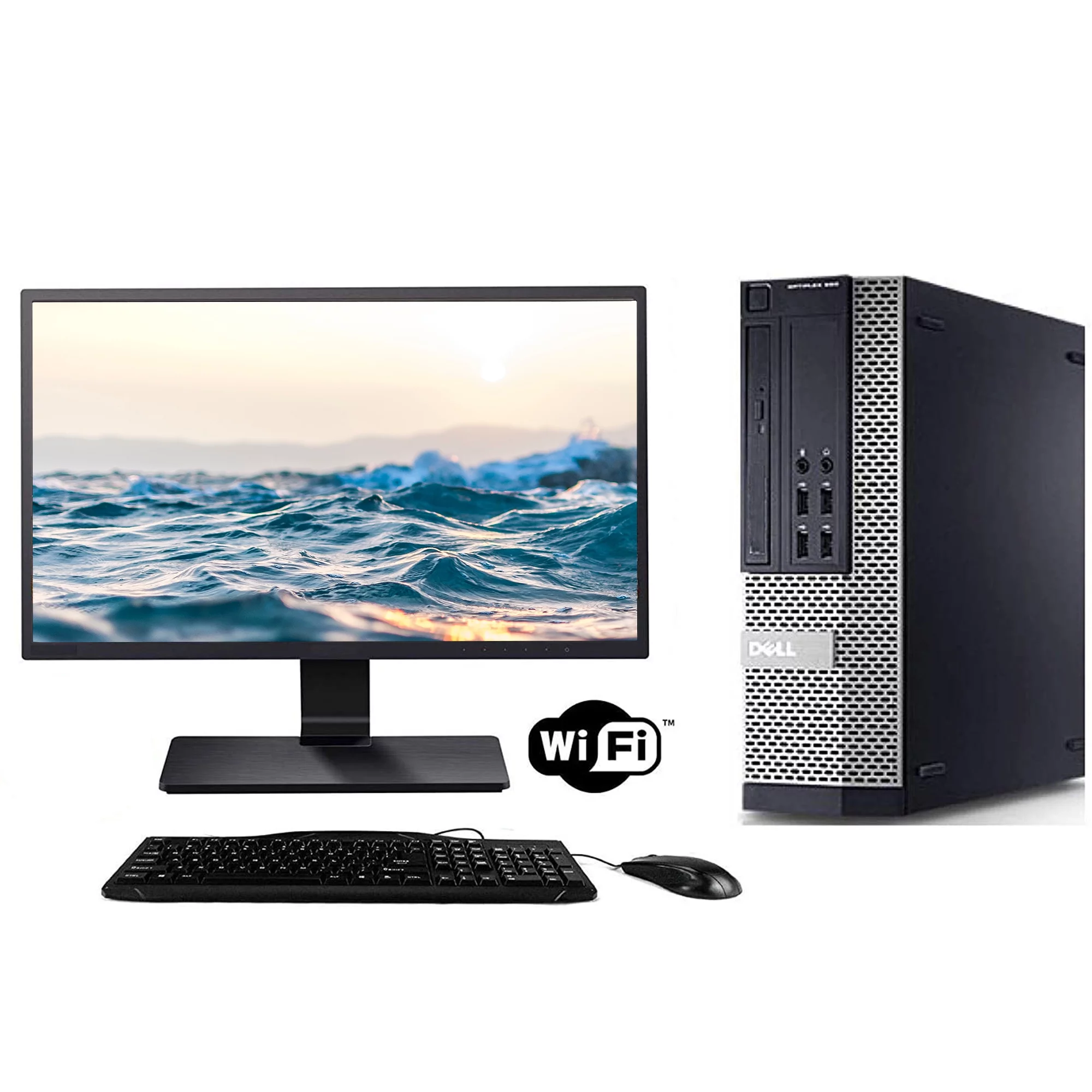 Dell OptiPlex 3020 Desktop Computer Tower i5 Dual Core 3.40 Ghz Computer PC 16GB DDR3 RAM 240SSD Hard Drive Wifi DVDRW Windows 10 Pro 64 Bit