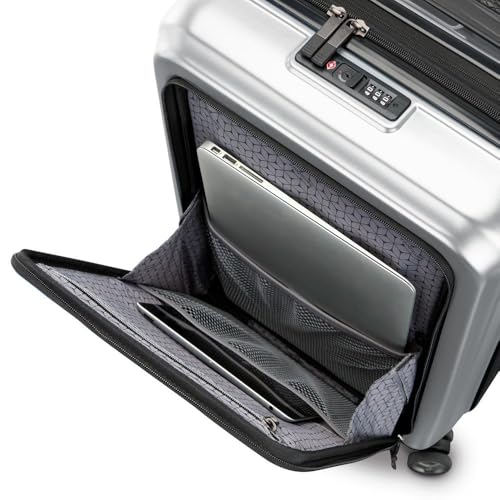 Samsonite Carry-On Pro Front Pocket Hardside Expandable 21-Inch Octiv Luggage: Durable & Impact Resistant, 360° Aero Trac Spinner Wheels