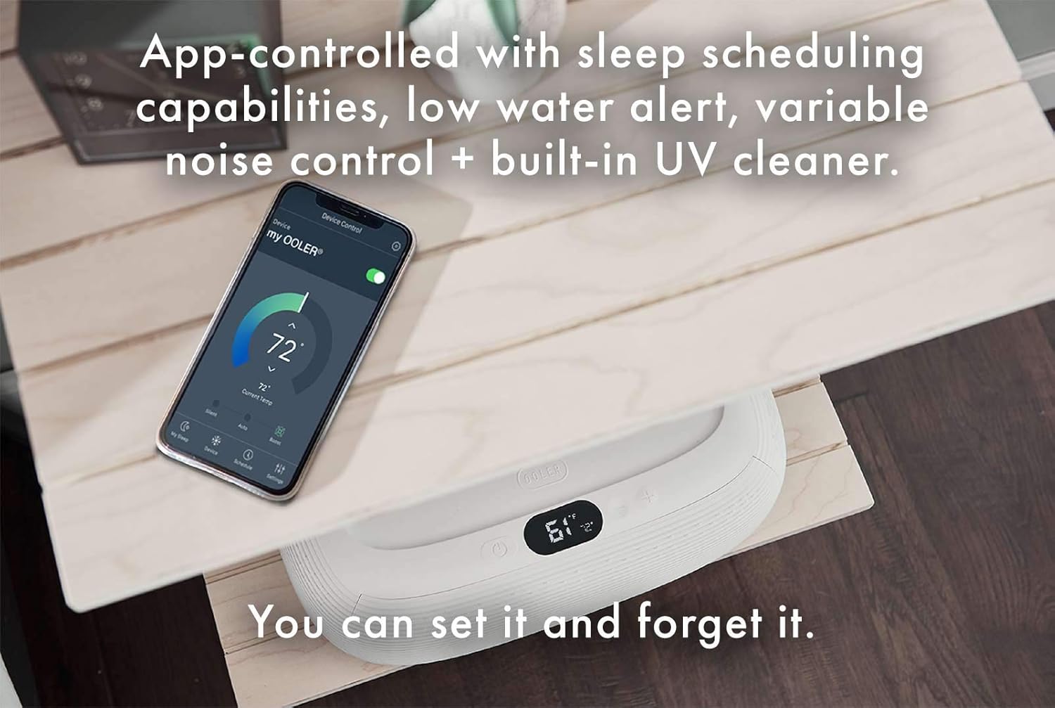 ChiliSleep OOLER Sleep System &ndash; Cooling & Heating Mattress Pad &ndash; Precise Temperature Control, Perfect Sleep Regulation