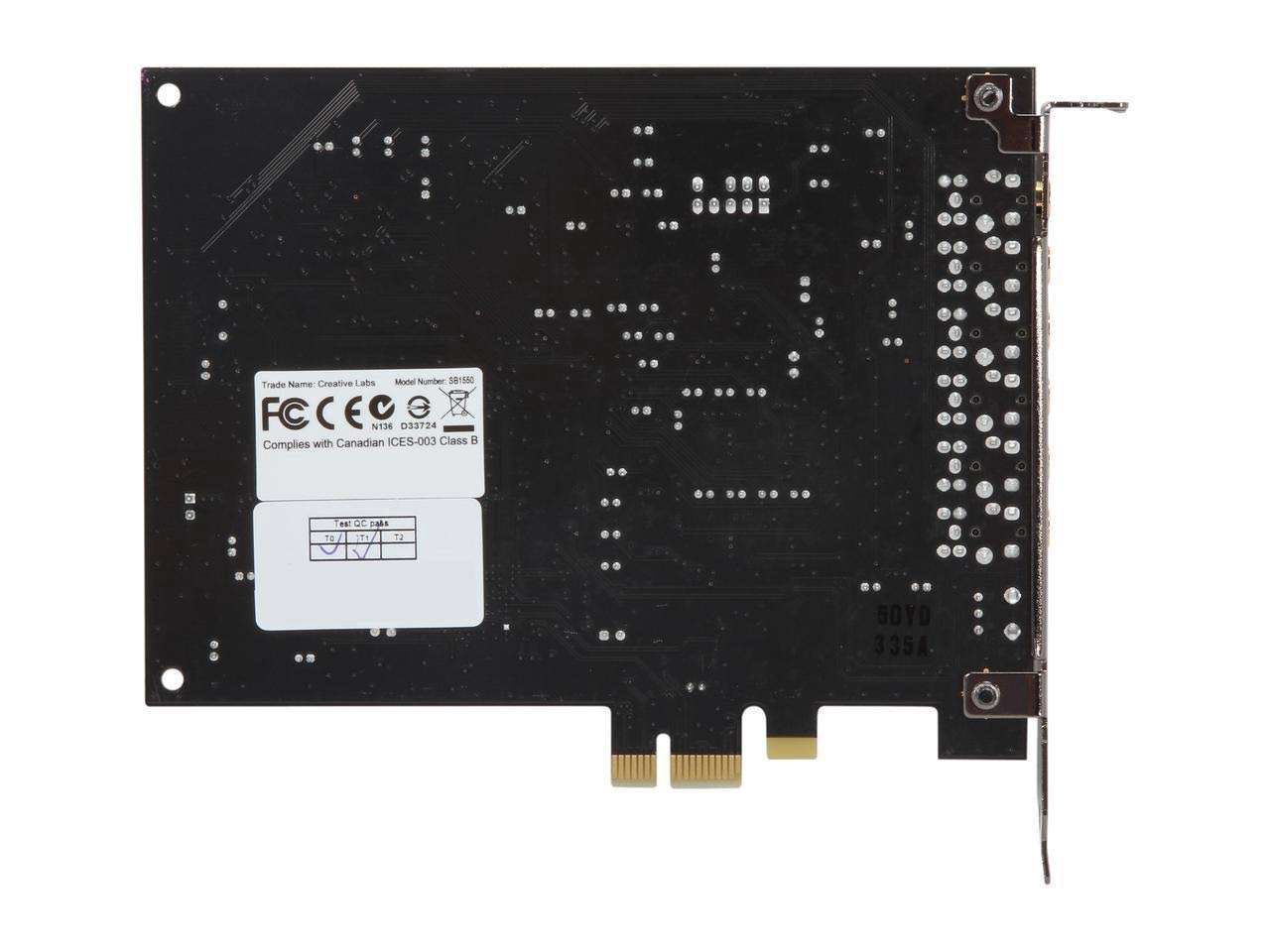 Creative Sound Blaster Audigy RX PCIe Sound Card with Creative Software - 7.1 Channel