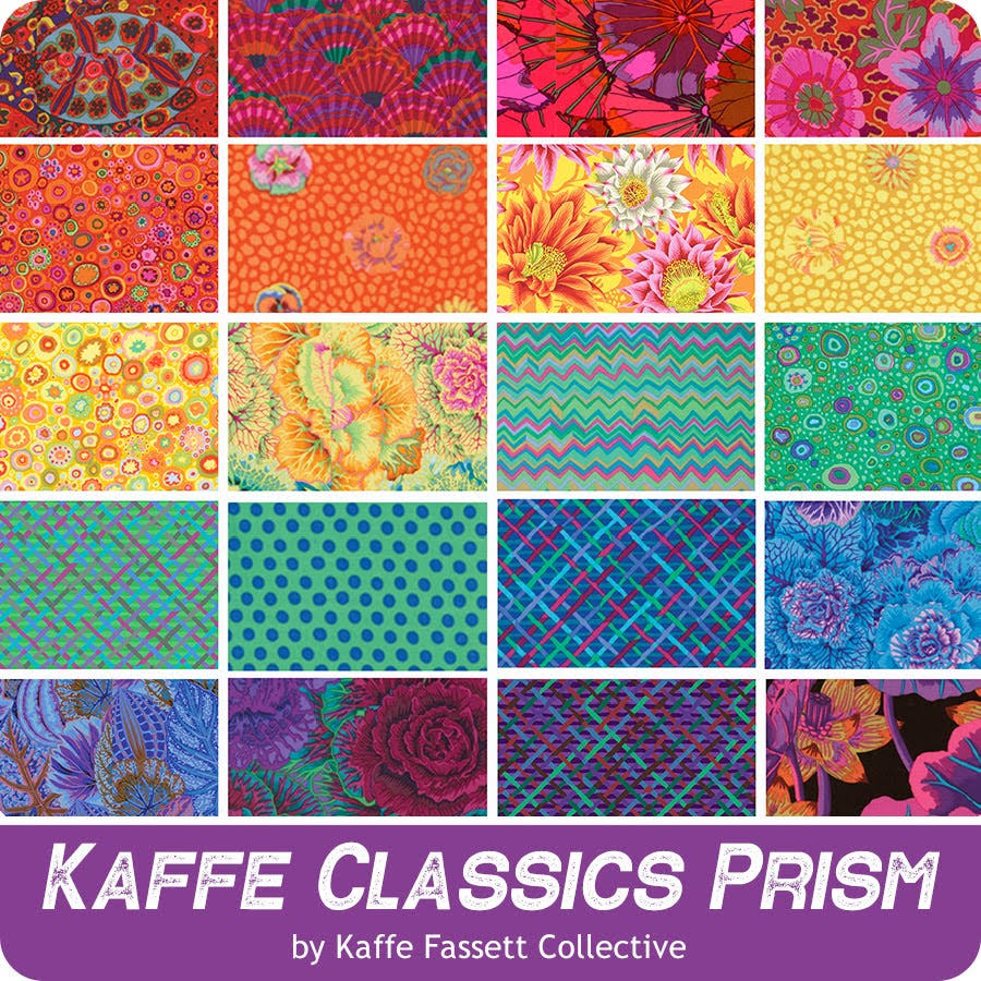 Free Spirit Prism | Kaffe Fassett Classics |Fat Quarter Bundle