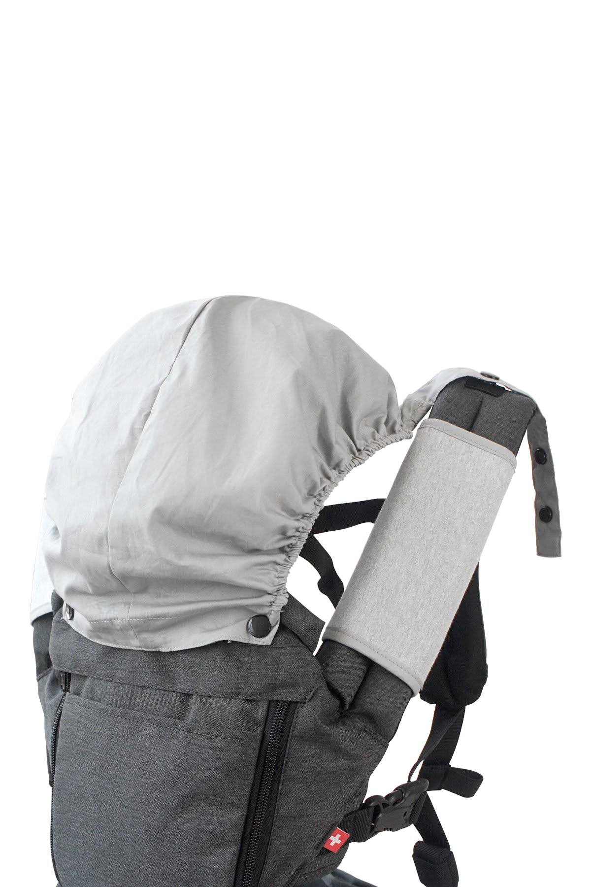 Miamily Hipster Plus 3D Baby Carrier Organic Cotton Grey