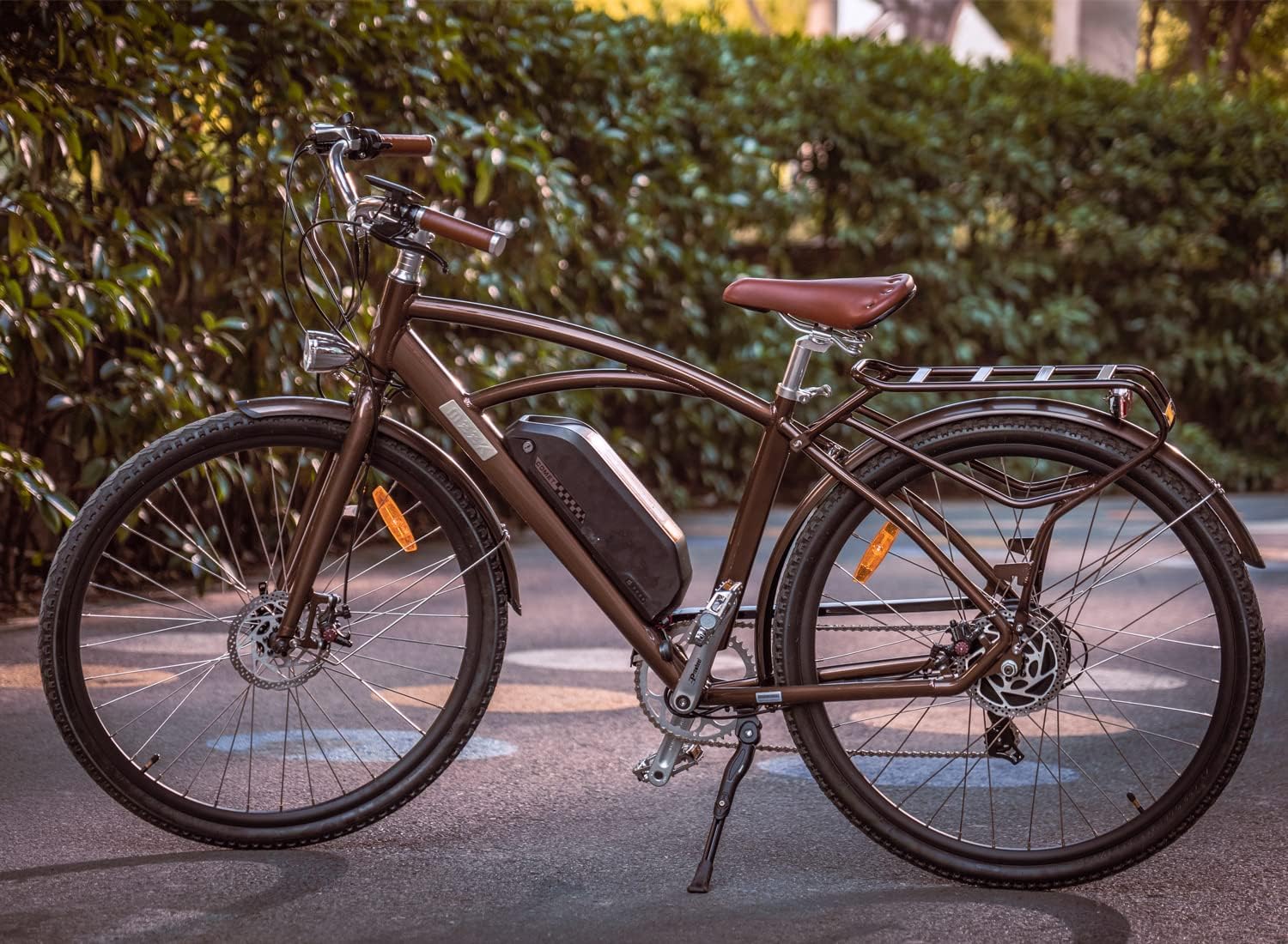 Electric Bike for Adults, 28 Adults Electric Bicycle 20+MPH, 50+Miles, City Commuter Ebike 500W Powerful Brushless Motor Cargo