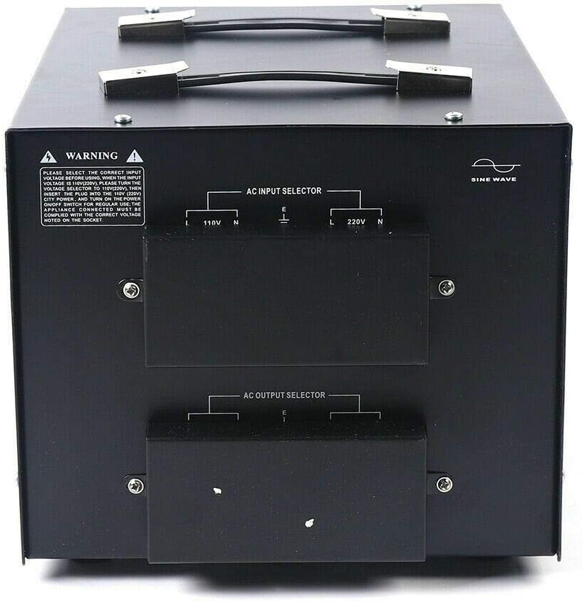 10000 Watt Voltage Converter Transformer - Heavy Duty Step Up/Down Electric Power Voltage Transformer AC 110V/120V/220V/240V Power Converter