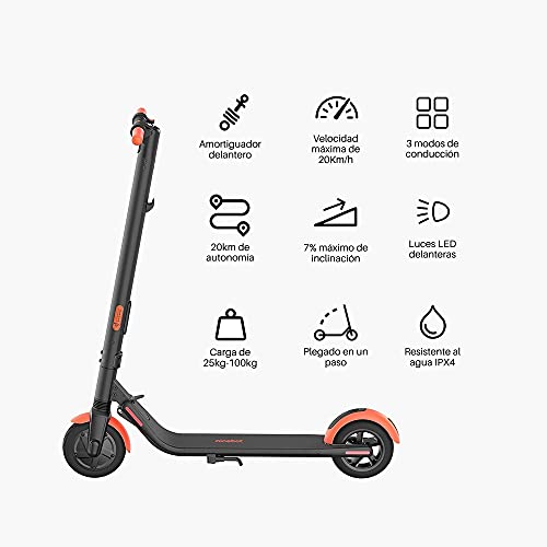 Segway Ninebot E2 Plus II/ E2 Pro Electric Scooter, 15.5 mph Top Speed, Front Suspension (E2P2 Only), Portable Kick Scooter for Adults