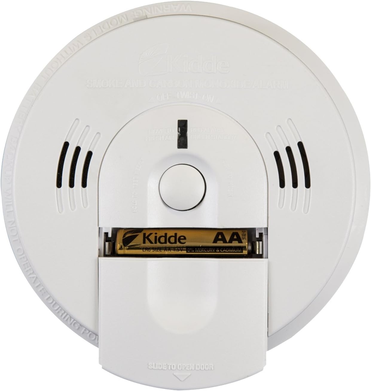 Kidde Smoke & Carbon Monoxide Detector, Hardwired, Interconnect Combination Smoke & CO Alarm with Battery Backup, Voice Alert, Pack of 2