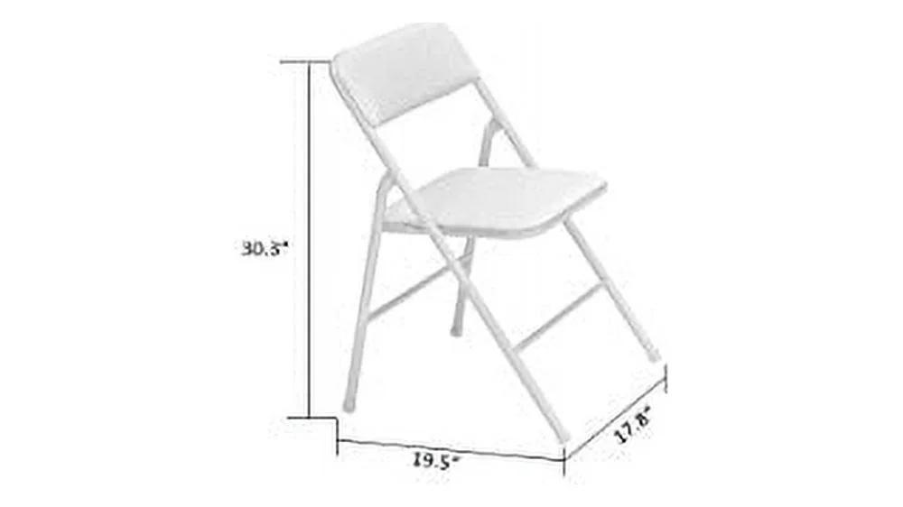 Cosco 5-Piece Folding Table and Chair Set, Tan