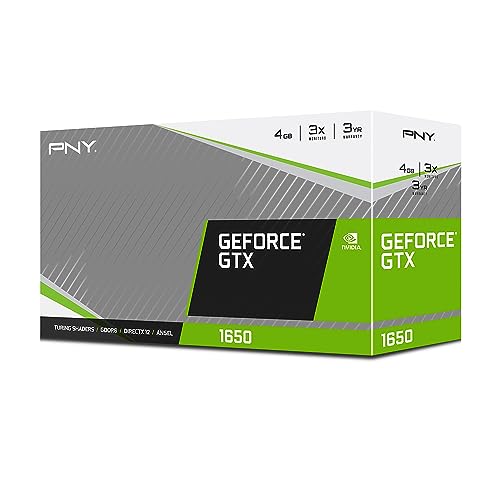 PNY GeForce GTX 1650 4GB GDDR6 Dual Fan Graphics Card