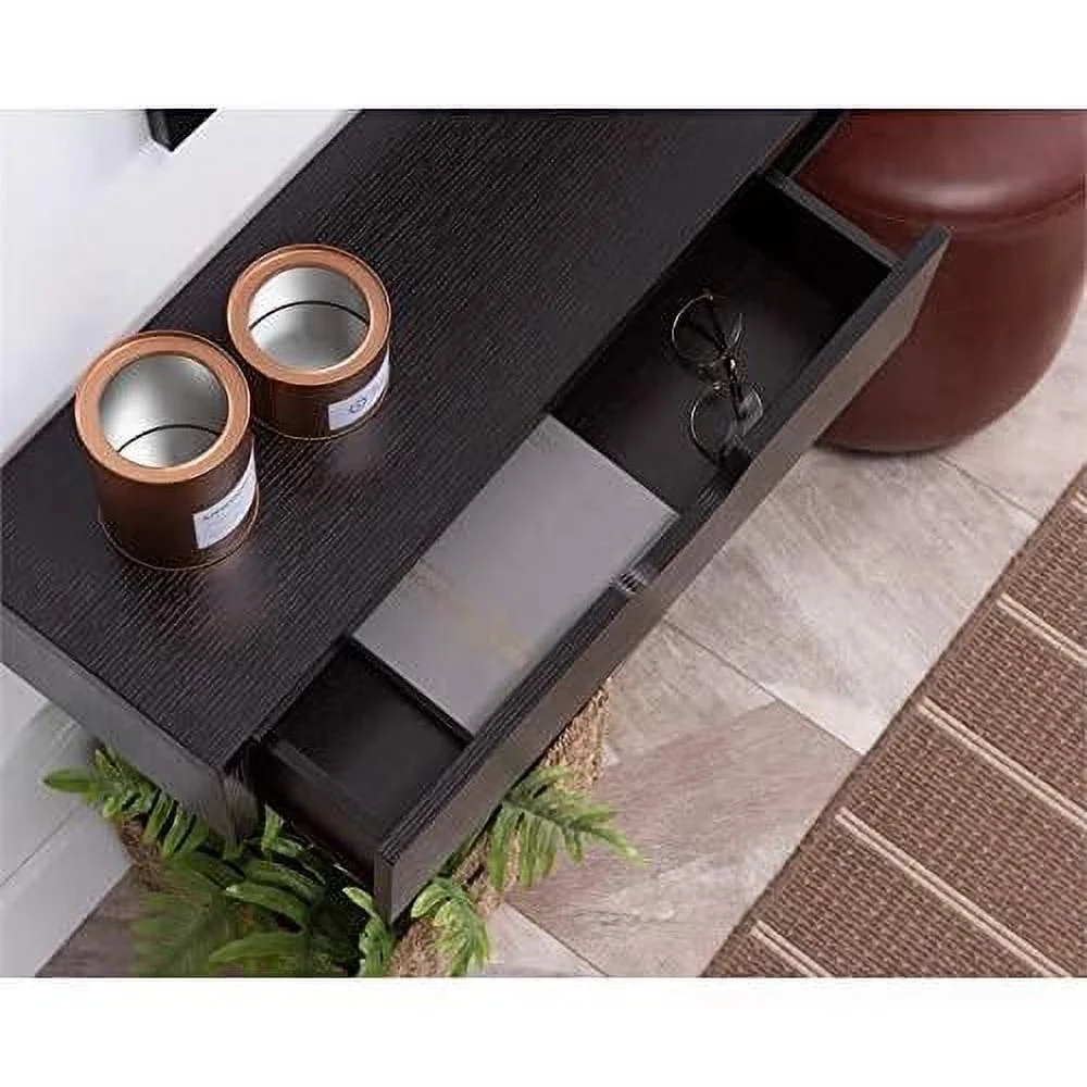 Modern Wood Floating TV Stand For Tvs Up To 60" In Cappuccino