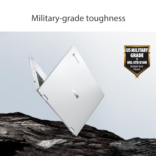 ASUS Chromebook Flip CX1 Convertible Laptop, 14" FHD NanoEdge 360-degree Touchscreen, Intel Celeron N4500 Processor, 128GB eMMC Storage, 8GB RAM